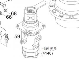 31N6-40021 回轉(zhuǎn)接頭   韓國現(xiàn)代原廠